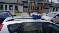 Dzieci żegnają policjantów