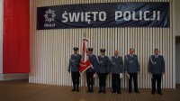 Wspólne zdjęcie myszkowskich policjantów