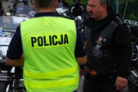 Policjanci zabezpieczyli przejazd motocyklistów