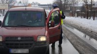 Policjanci w czasie działań