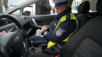 Policjanci podczas działań