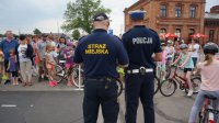 Policjanci podczas egzaminowania