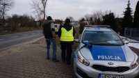 Policjanci podczas działań