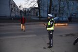 Policjanci podczas działań