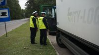 Policjanci podczas działań