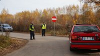 Policjanci podczas działań Znicz 2018