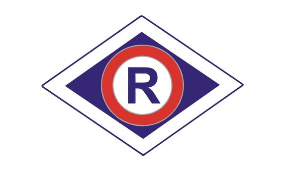 R-symbol policjanrtów z WRD