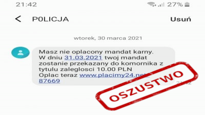 Treść wiadomości sms