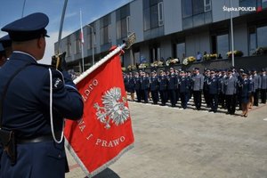 Policjanci podczas Święta Policji