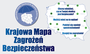 zdjęcie prezentujące krajową mapę zagrożeń