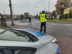 Zdjęcie policjanta ruchu drogowego