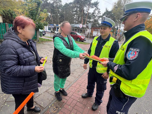 Zdjęcia z działań ,, Bezpieczny pieszy&#039;&#039;