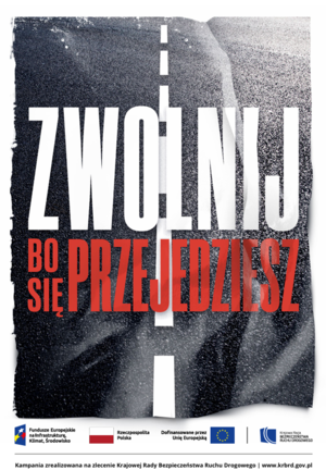 Grafika dot. Kampanii ,, Zwolnij, bo się przejedziesz&#039;&#039;