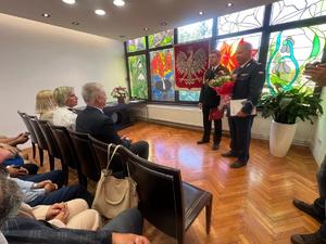 Komendant Powiatowy Policji w Myszkowie wraz z Komendantem Straży Miejskiej
