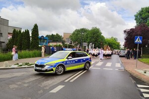 Zabezpieczenie procesji Bożego Ciała