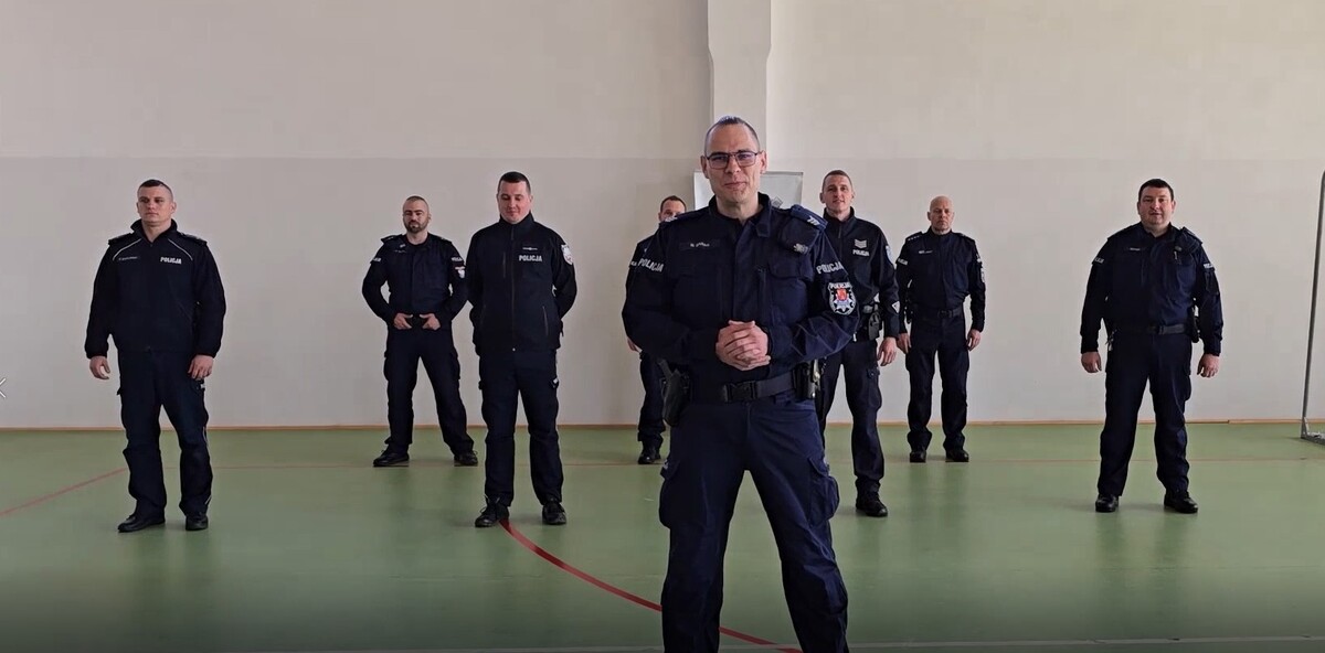 Policjanci z Myszkowa odpowiedzieli na wezwanie, by wspierać Milanka